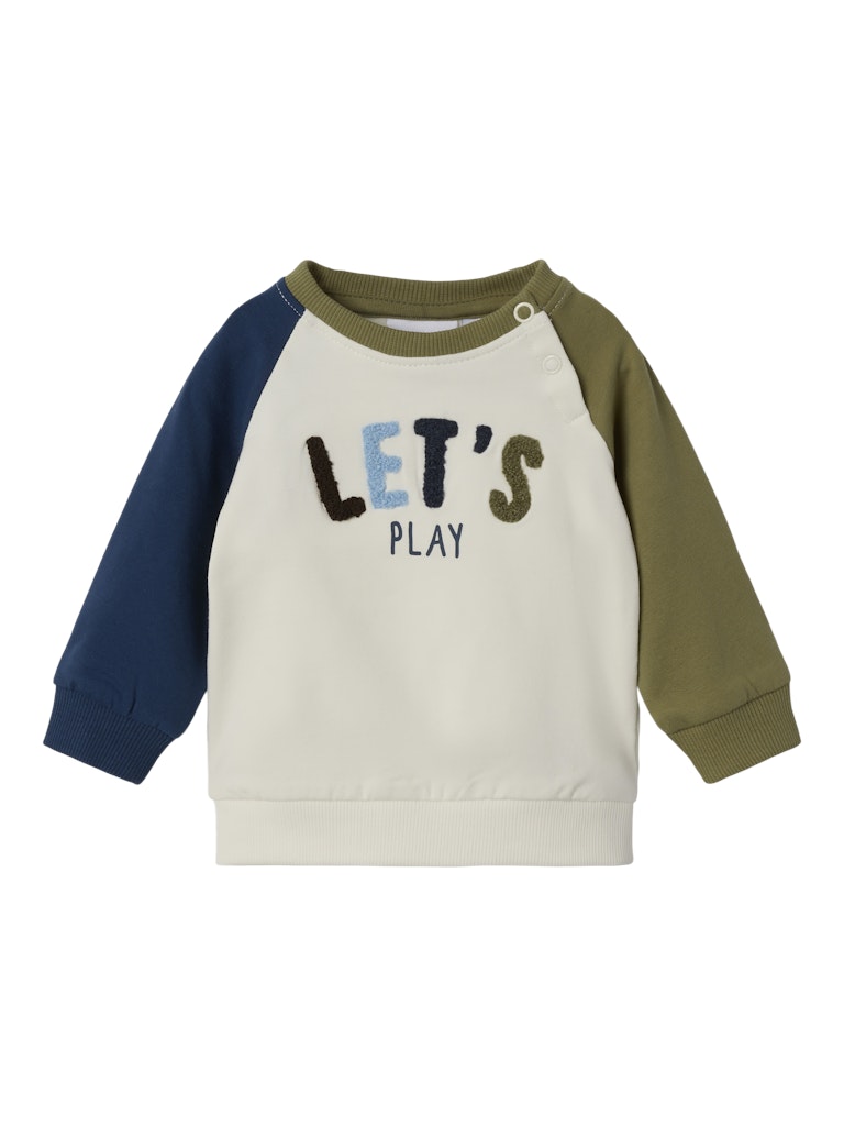 NAME IT Oktav Long Sleeve Sweatshirt-Mermaid Mermaid front view