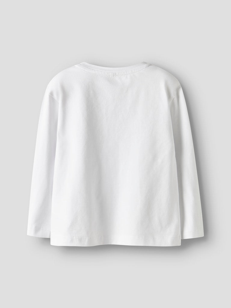 Leoanja Long Sleeve White Top-Back view