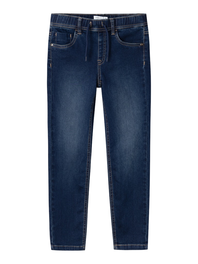 NAME IT Ryan Slim Sweat Jeans 5225-Blue Denim Blue Denim back view