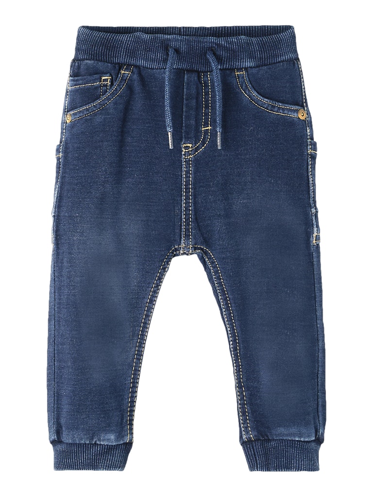 NAME IT Ben U-Shape Sweat Jeans 1058 Dark Blue front view
