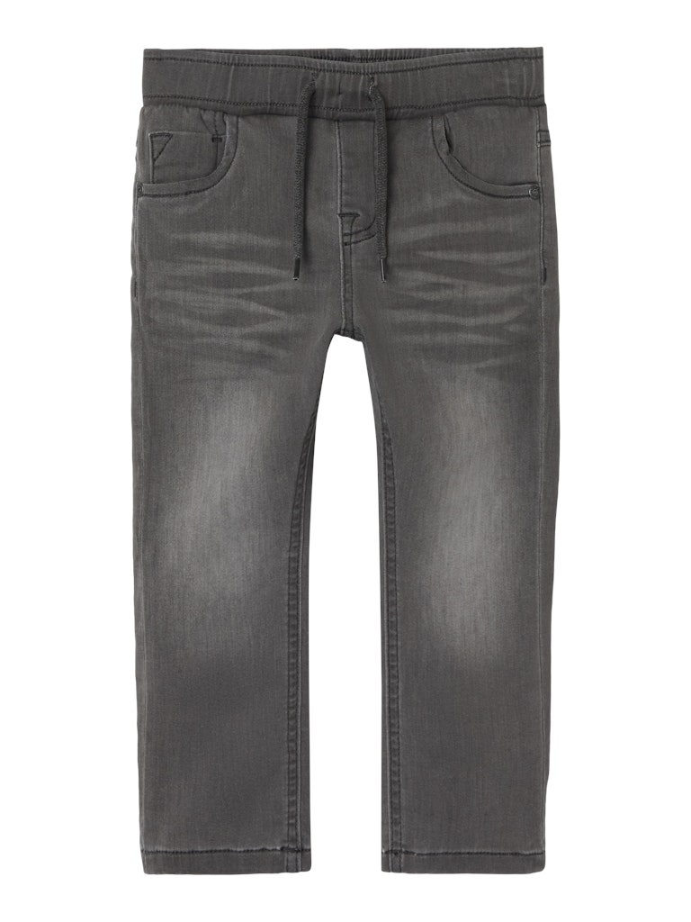 Ryan Slim Medium Grey Sweat Jeans-Front view