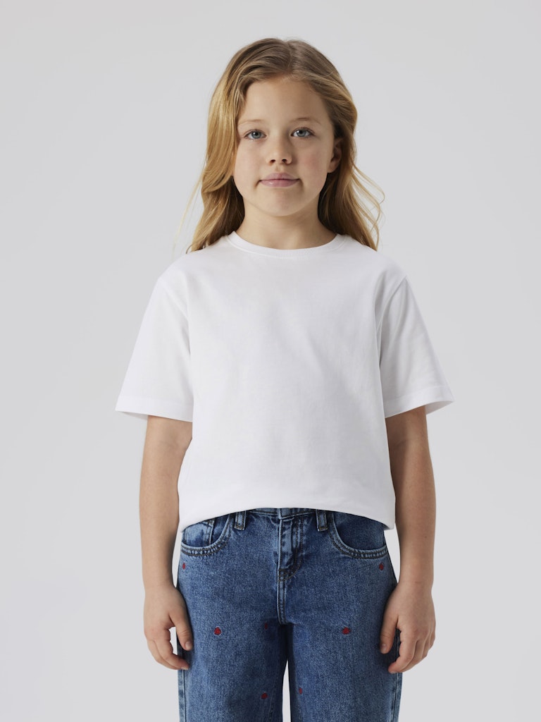 NAME IT Grega Bright White Top Bright White front view