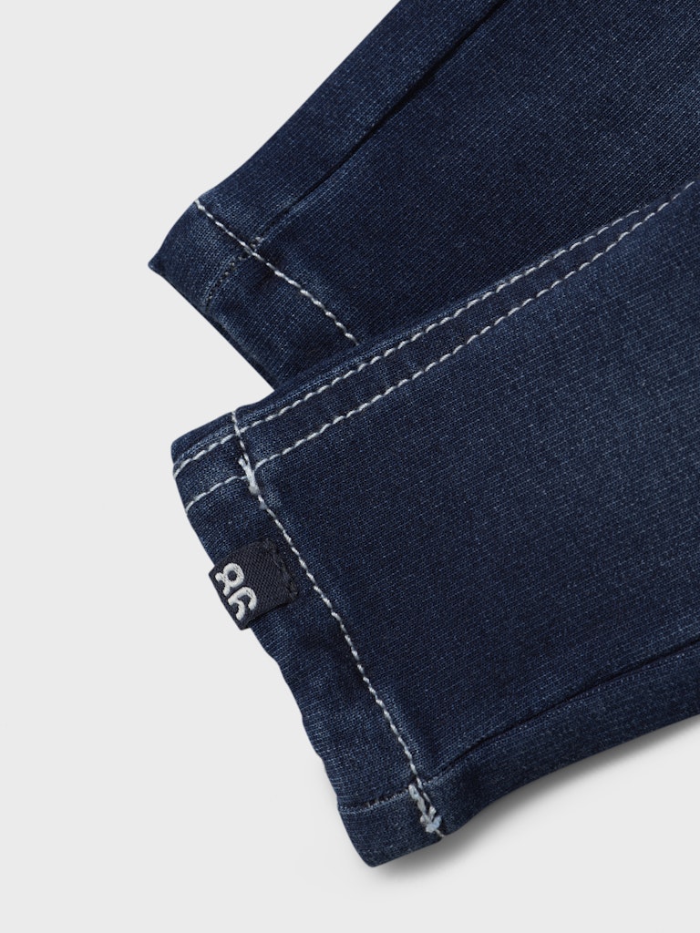 NAME IT Silas Slim Sweat Jeans 7025 Blue Denim back view