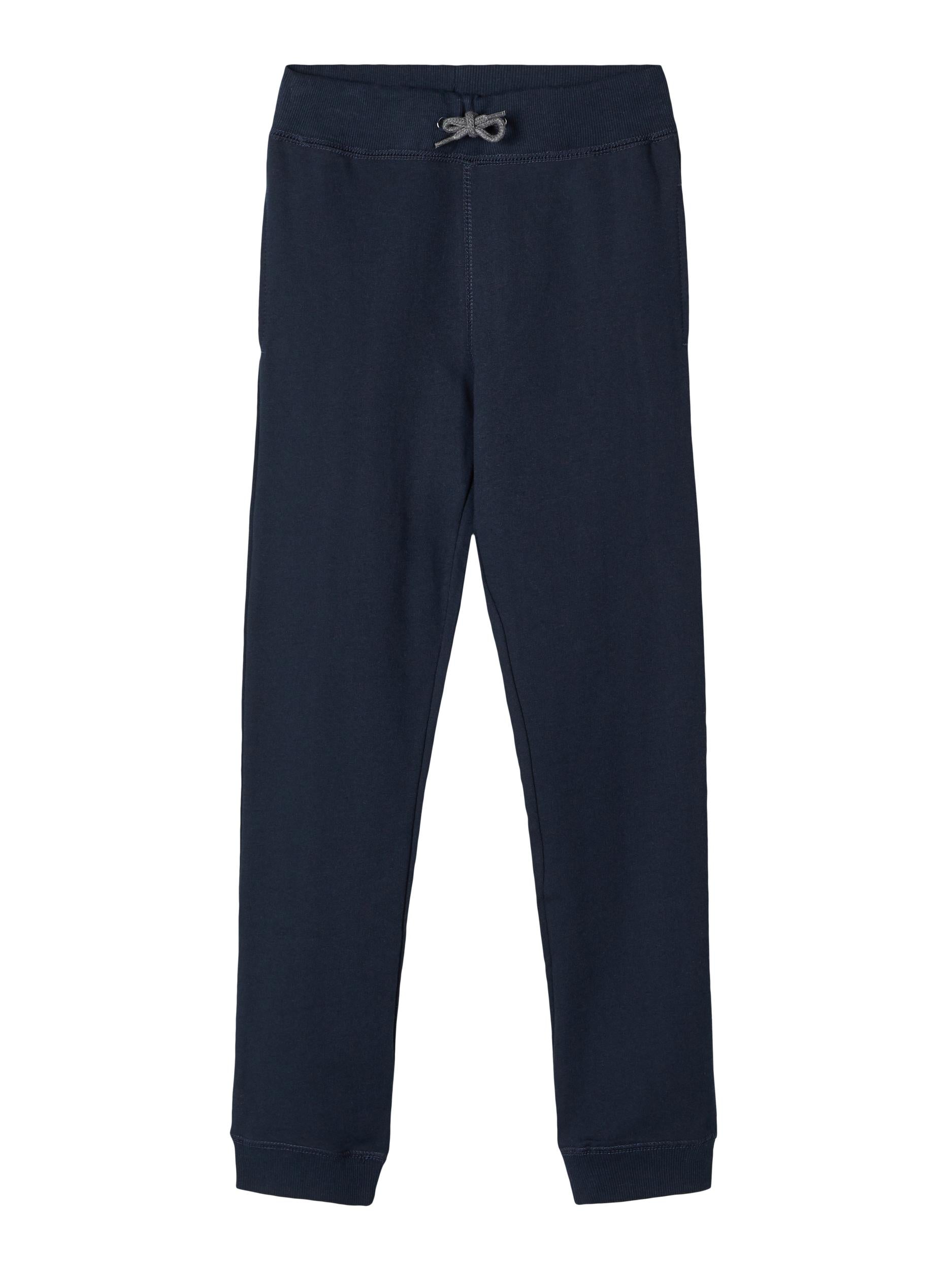 Boy's Sweat Pant Jogger - Dark Sapphire-Front View