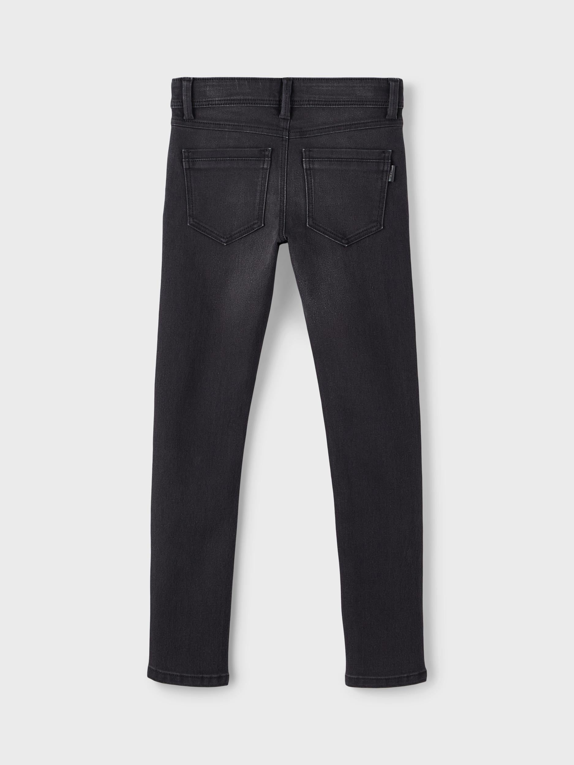 NAME IT Silas Slim Fit 2467 Pant Noos Dark Blue Denim flat front view