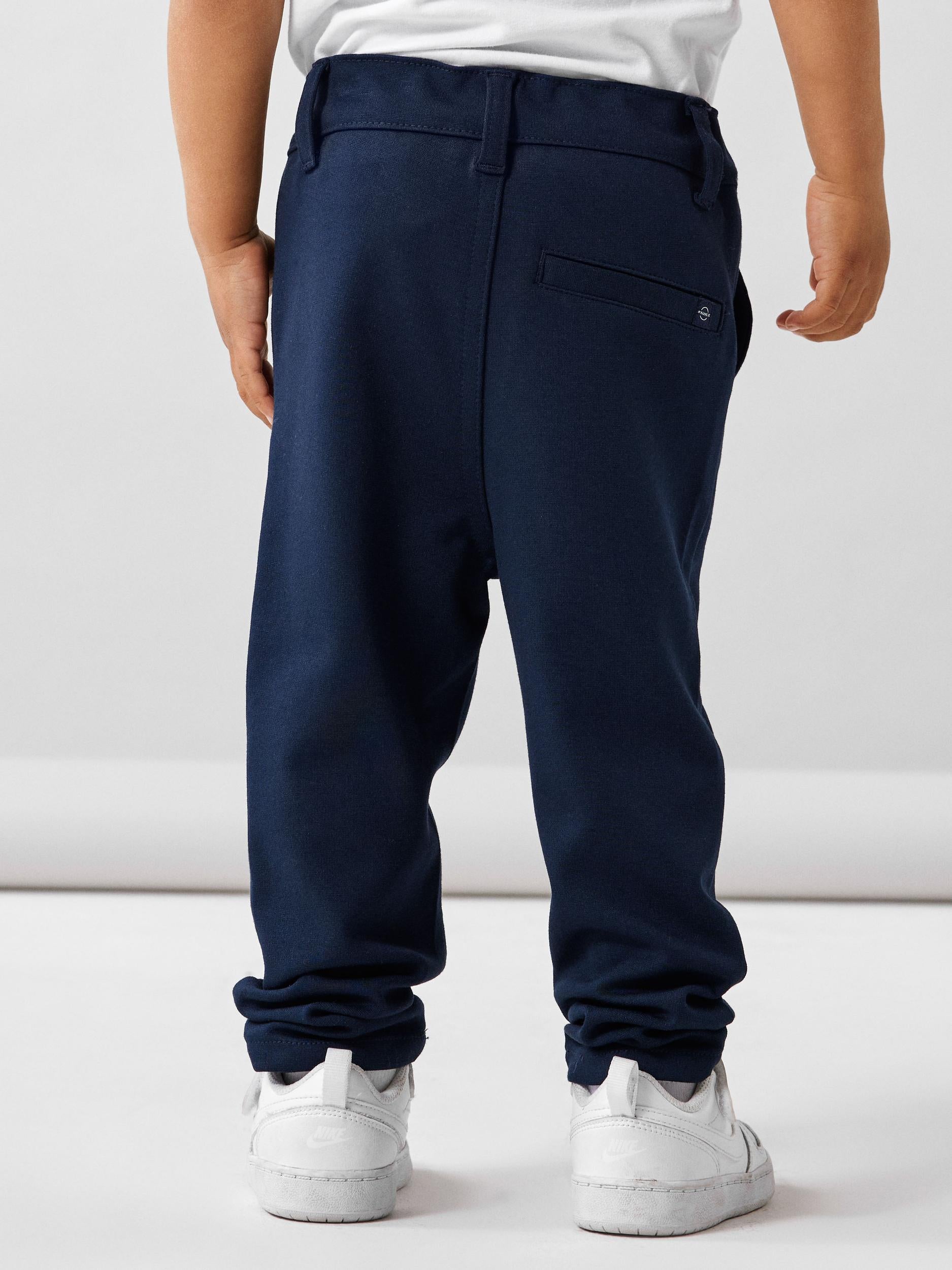 Boy's Silas Comfort Pant 1150-Dark Sapphire-Back View