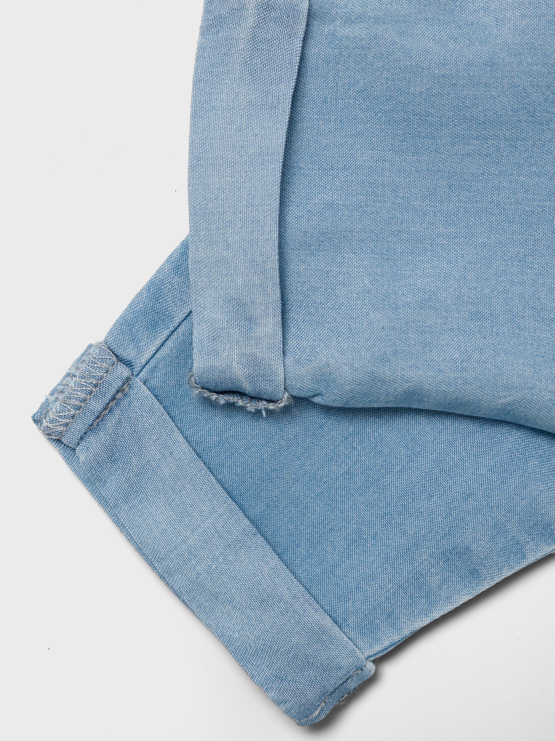 Bella Baggy 4556 Light Blue Newborn Jeans-Leg view