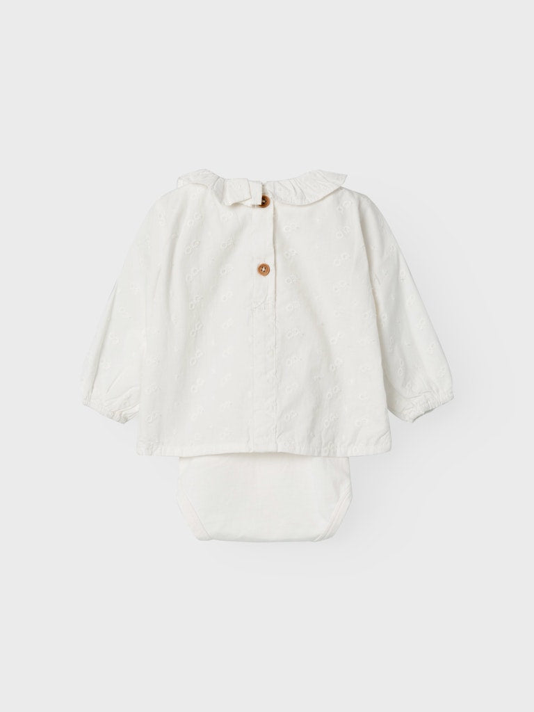 Girl's Delana Shirtbody-Jet Stream-Back View