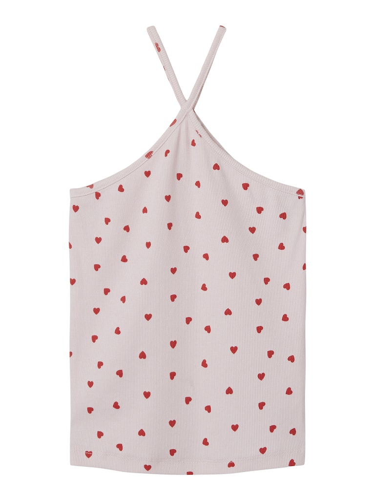 Girl's Friske Strap Top-Parfait Pink-Front View