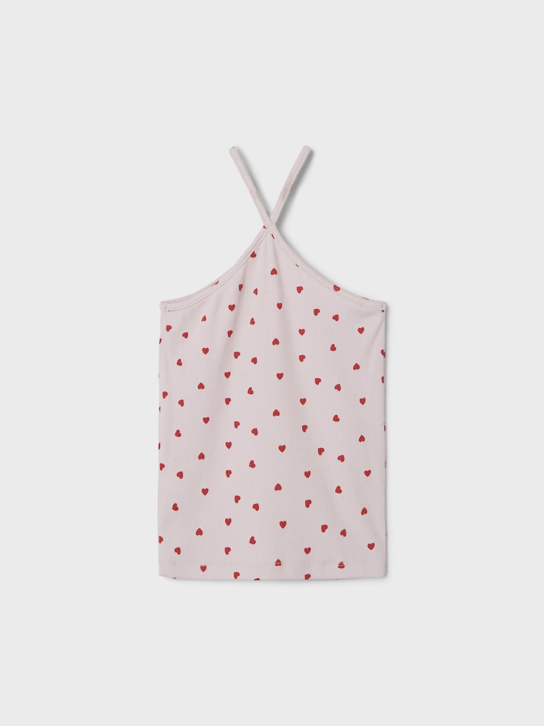 Girl's Friske Strap Top-Parfait Pink-Back View