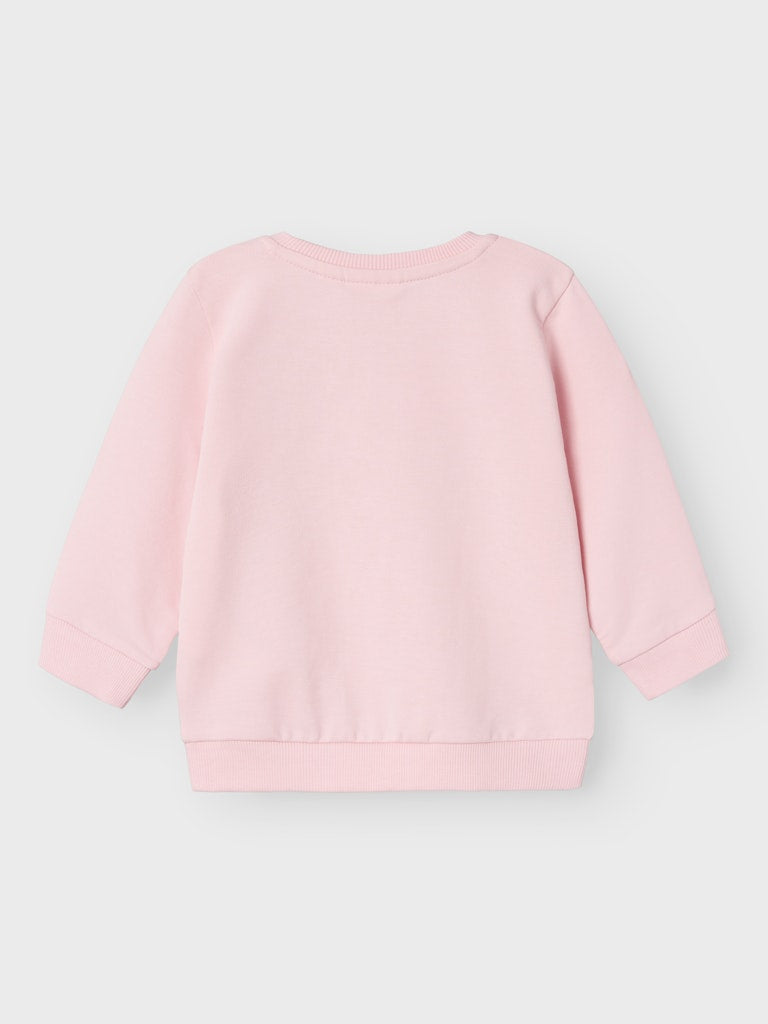 Hillia Long Sleeve Sweat-Parfait Pink-Back view