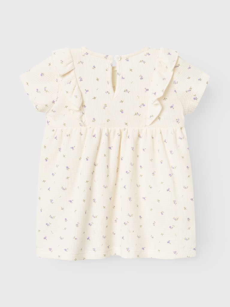 Girl's Jolia Short Sleeve Dress-Jet Stream-Back View