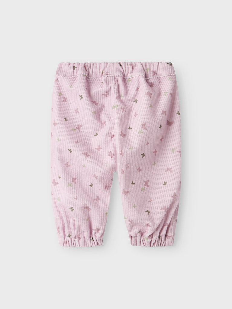 NAME IT Bisille Winsome Orchid Cord Pant Winsome Orchid model front view
