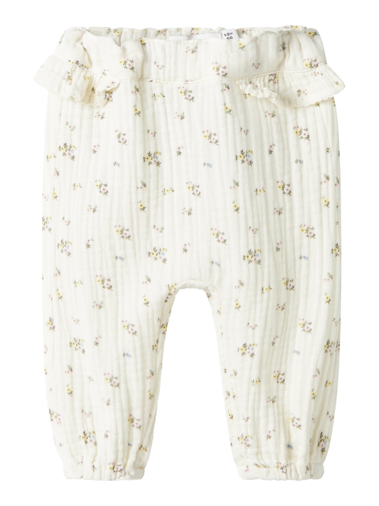 Newborn Detone Pant-Cloud Dancer-Front View