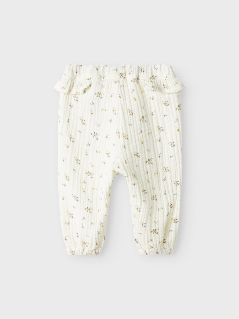 Newborn Detone Pant-Cloud Dancer-Back View