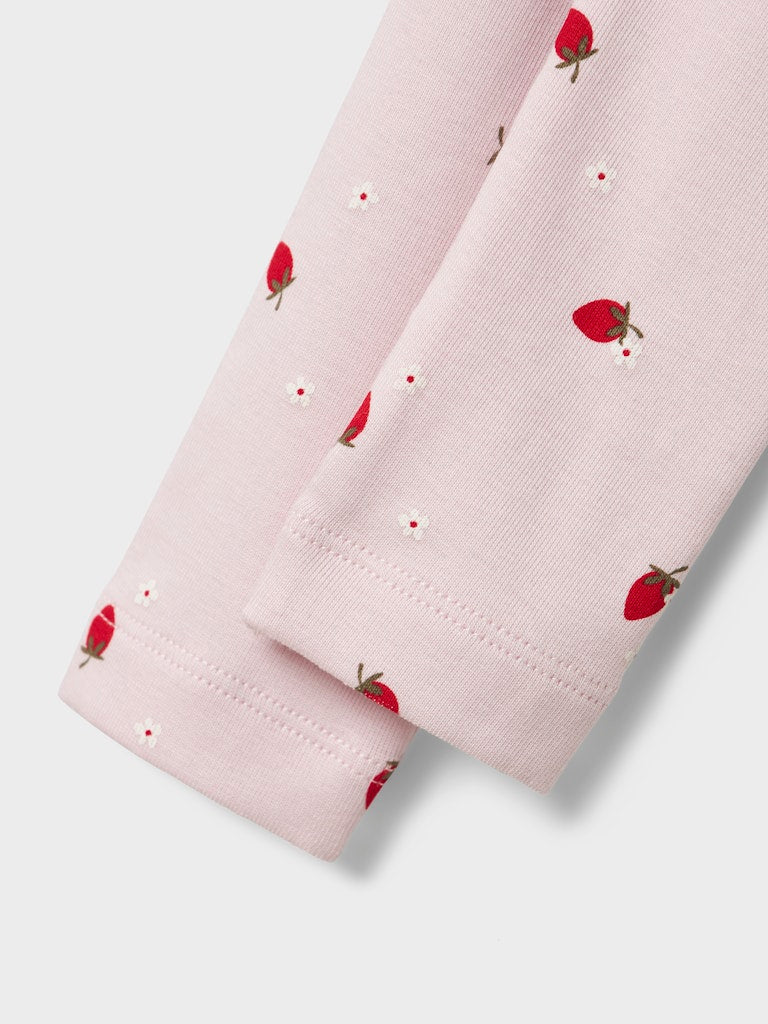 Filly Light Lilac Leggings-Print close up