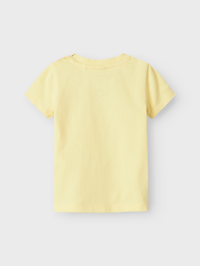 Boy's Happy Short Sleeve Top-Lemon Meringue-Back View