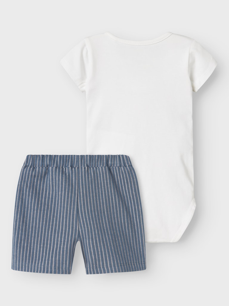 Helmar Blue Mirage Shorts Set-Back view