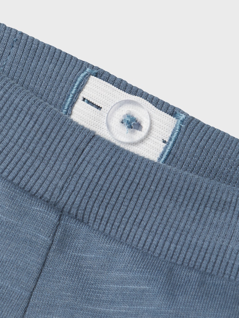 Newborn Howel Pant-Blue Mirage-Waist View