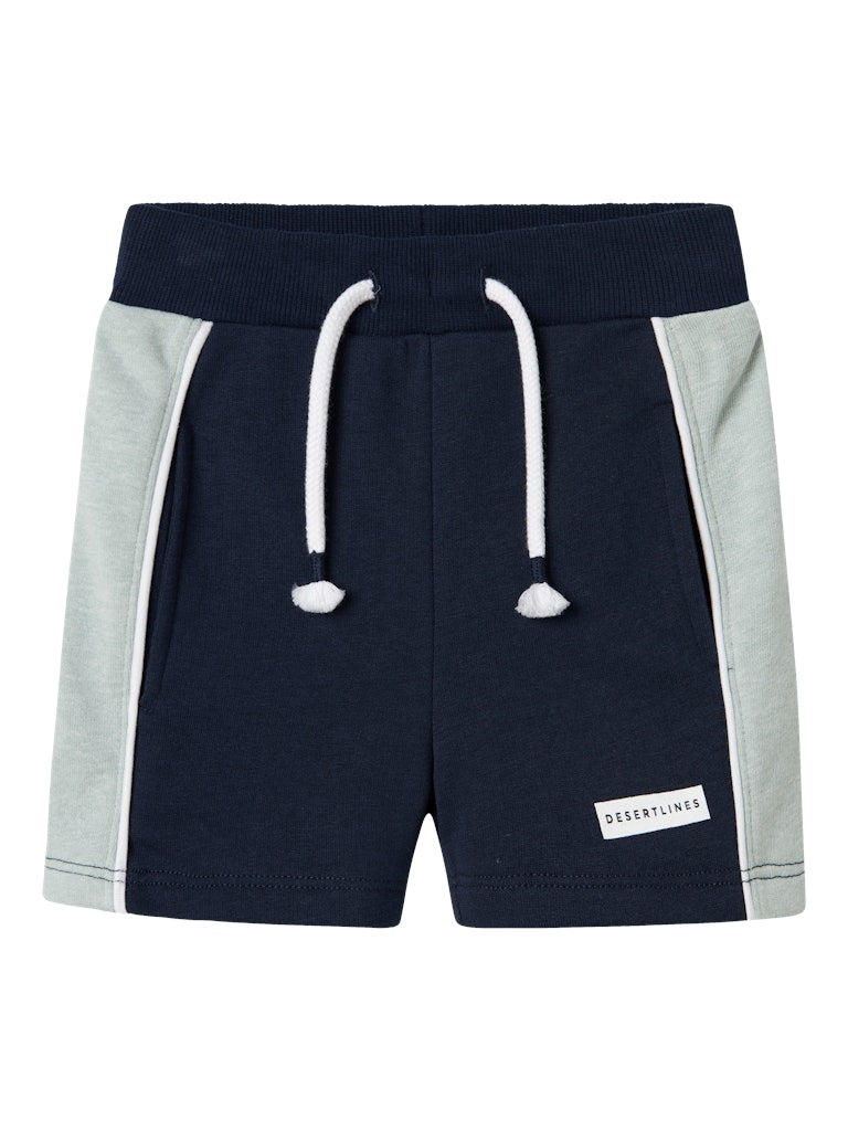 NAME IT Hannibal Aqua Gray Shorts Aqua Gray front view