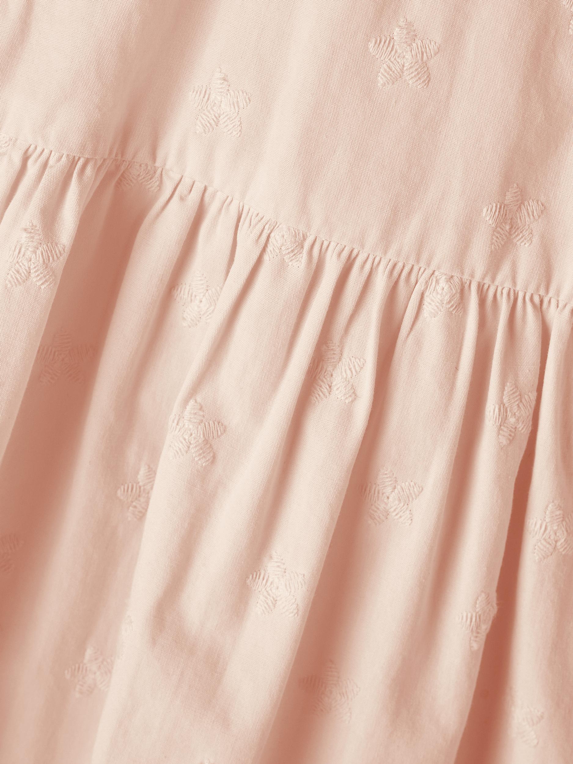 Girl's Rose Smoke Jamille Spencer Dress-Close Up View