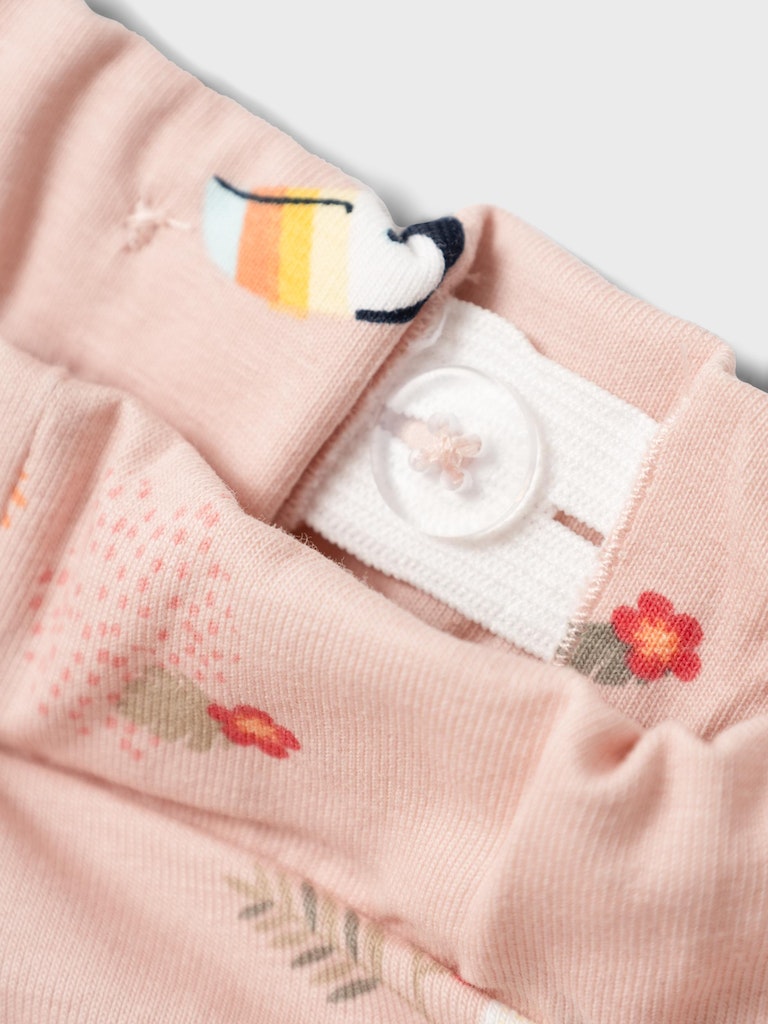 Girl's Rose Smoke Jahra Pants-Close Up View