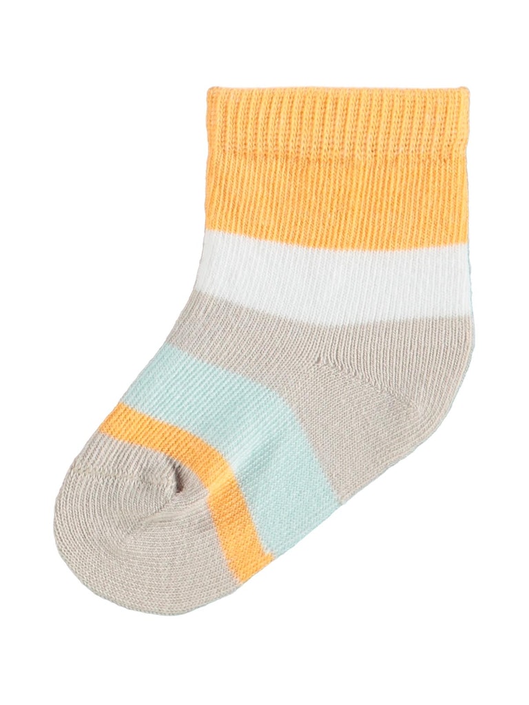 Boy's Mock Orange Jawn Sock-Front View