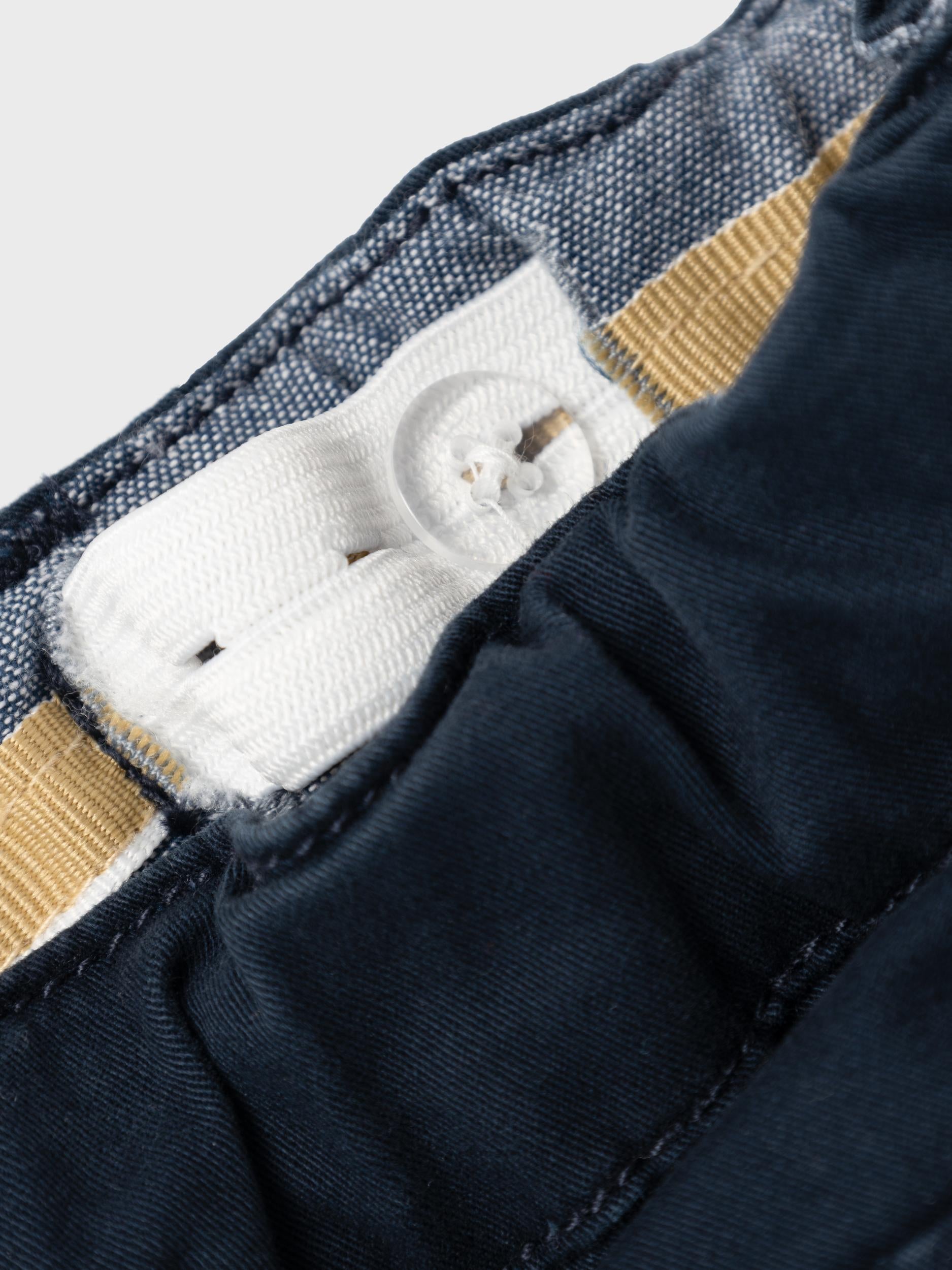 Boy's Ryan Jog Chino 2500-Dark Sapphire-Waist View