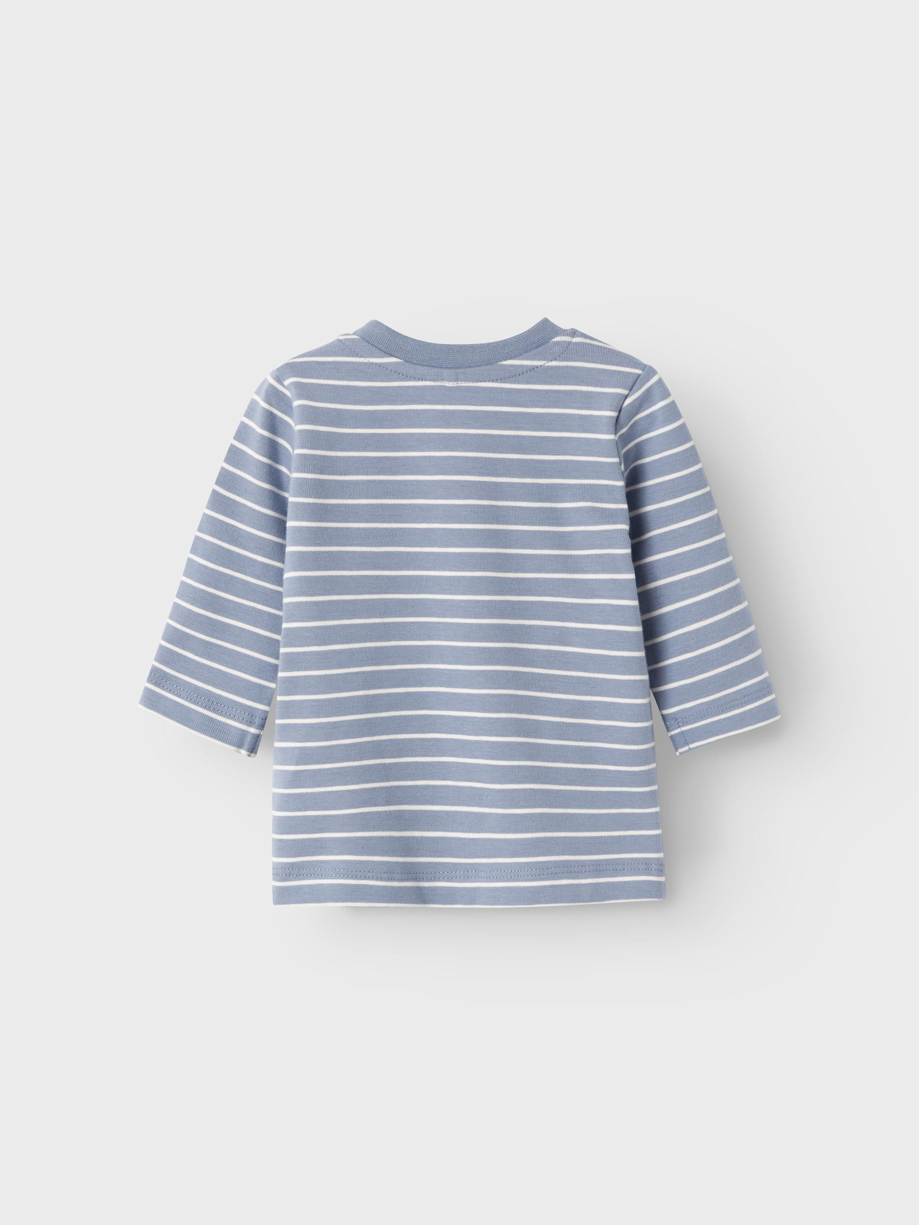 Boy's Bobus Long Sleeve Top-Troposphere-Back View