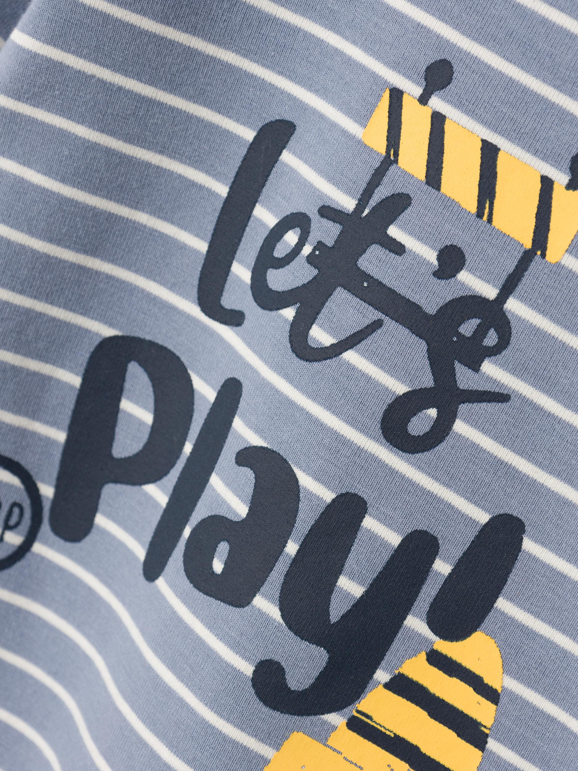 Boy's Bobus Long Sleeve Top-Troposphere-Close Up View