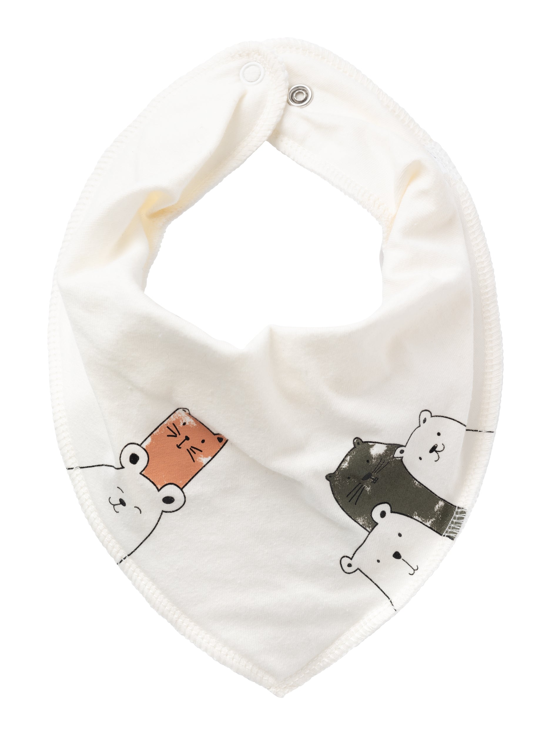 Boy's Yasimtocco Scarf Bib-Jet Stream-Front View