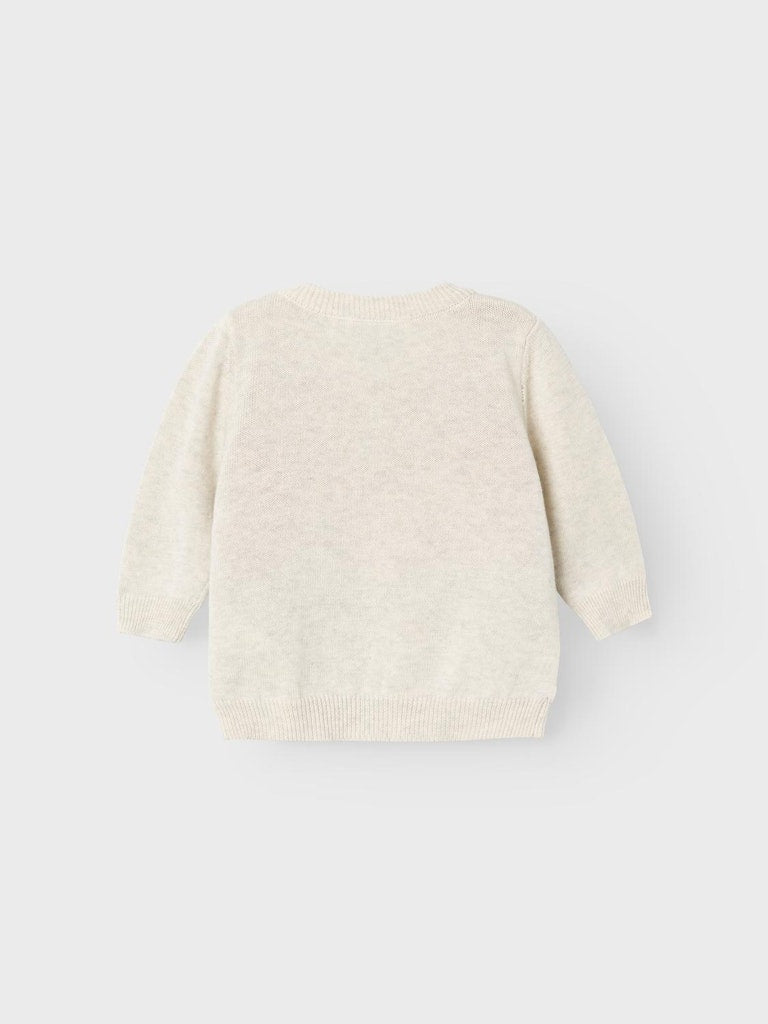 Fesonne Long Sleeve Knit-Peyote Melange