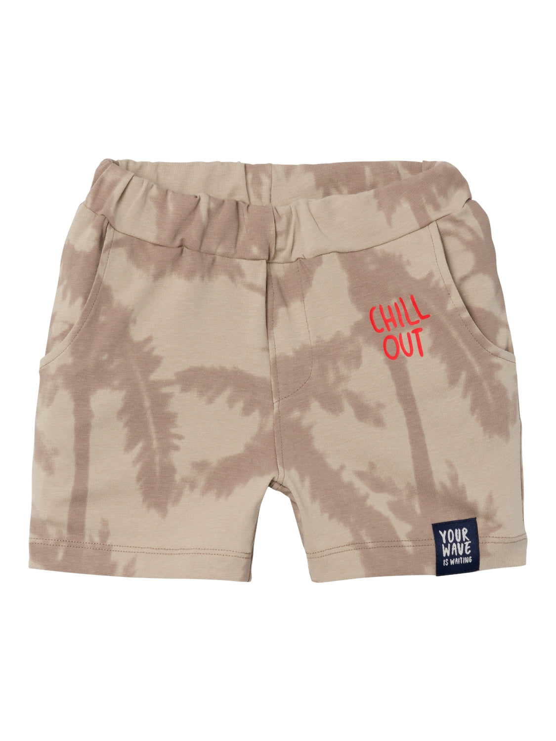 Boy's Flan Shorts-Fungi-Front View