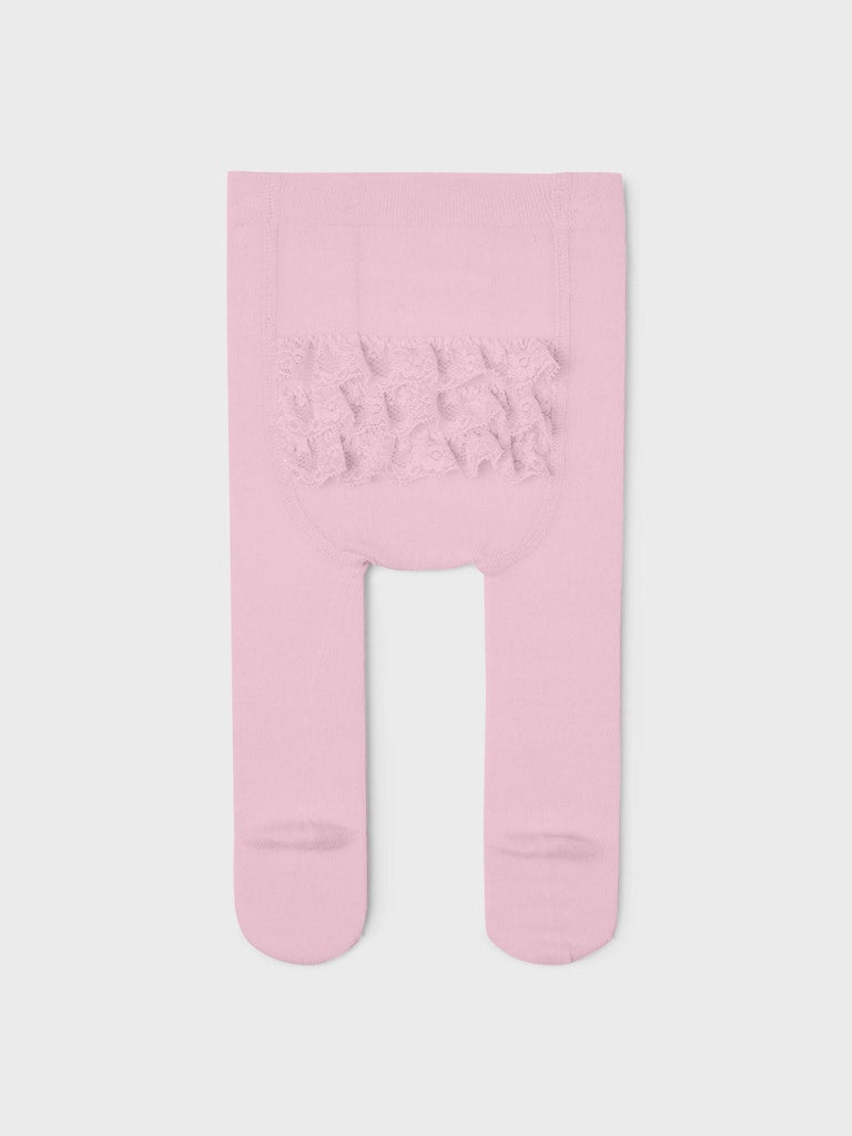 Girl's Opagna Pantyhose-Parfait Pink-Back View