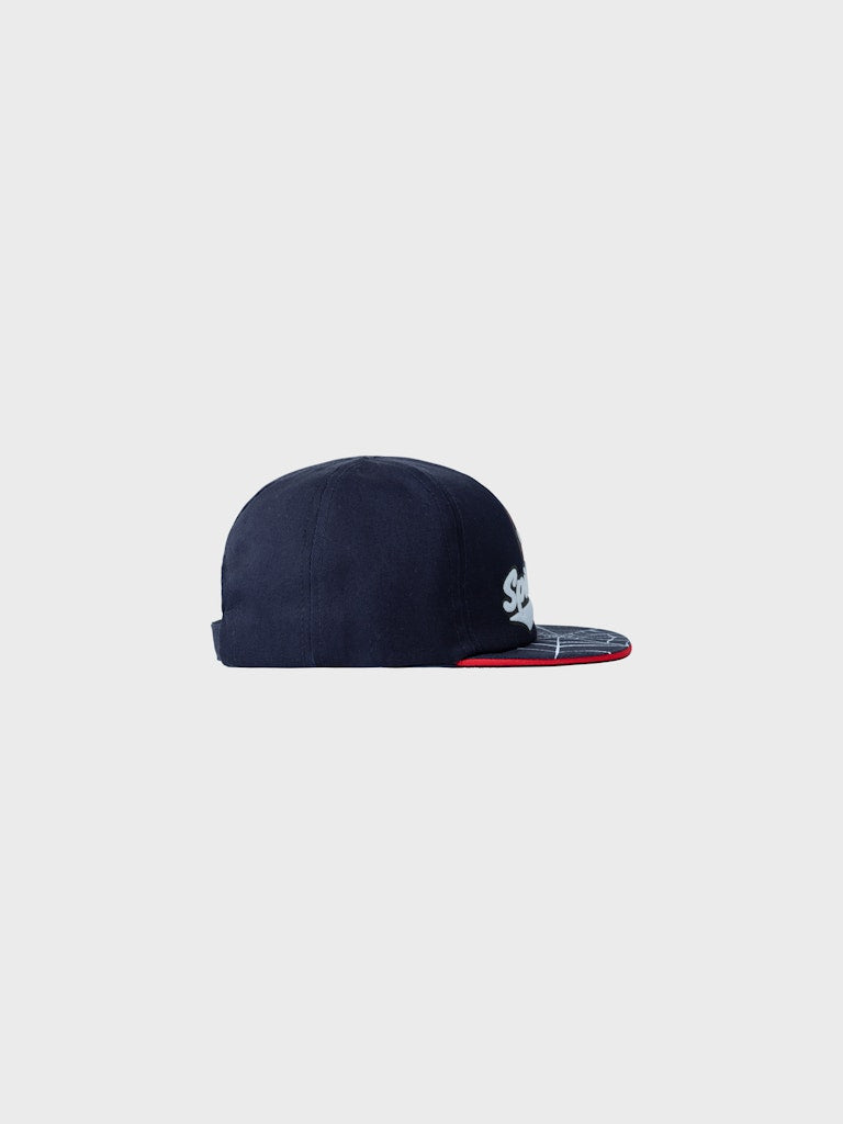 Boy's Marks Spiderman Cap-Dark Sapphire-Side View