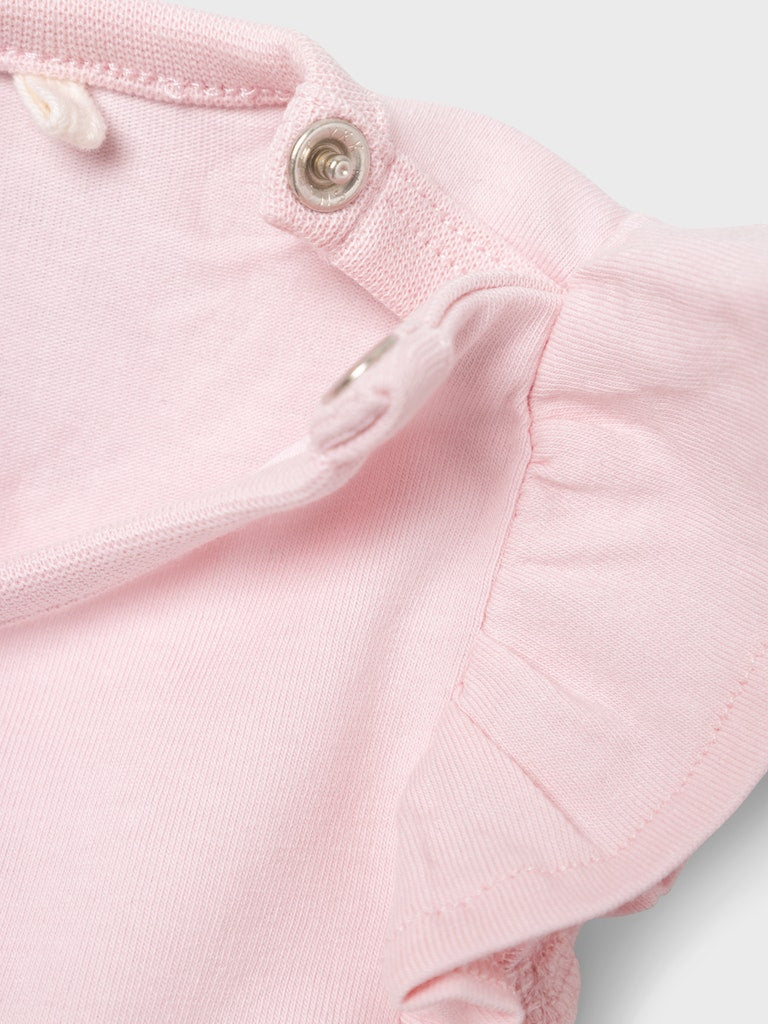 NAME IT Happi Short Sleeve Dress -Parfait Pink Parfait Pink detail view