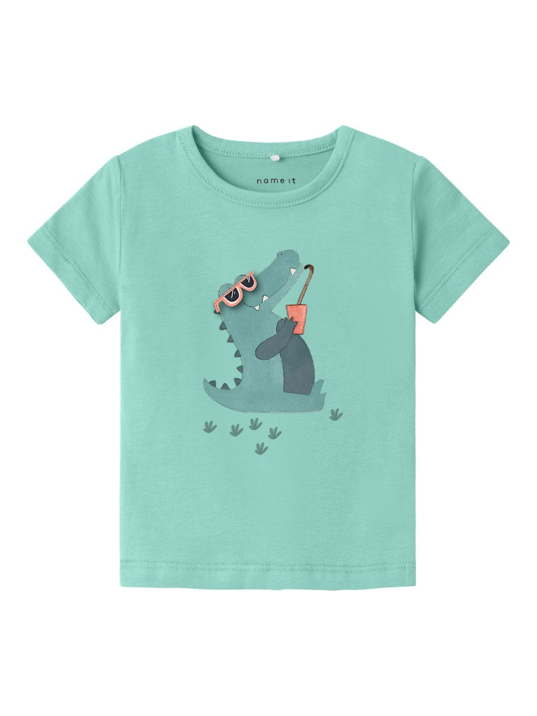 Boy's Juman Short Sleeve Top-Yucca-Front View