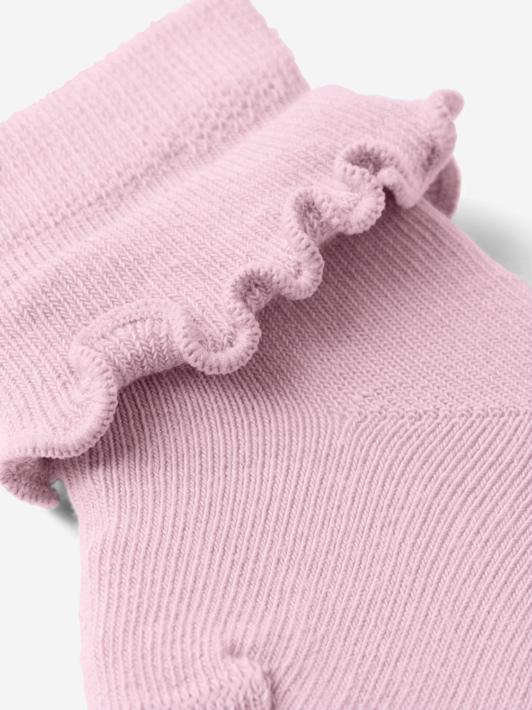 Girl's Jaschas Sock-Parfait Pink-Close Up