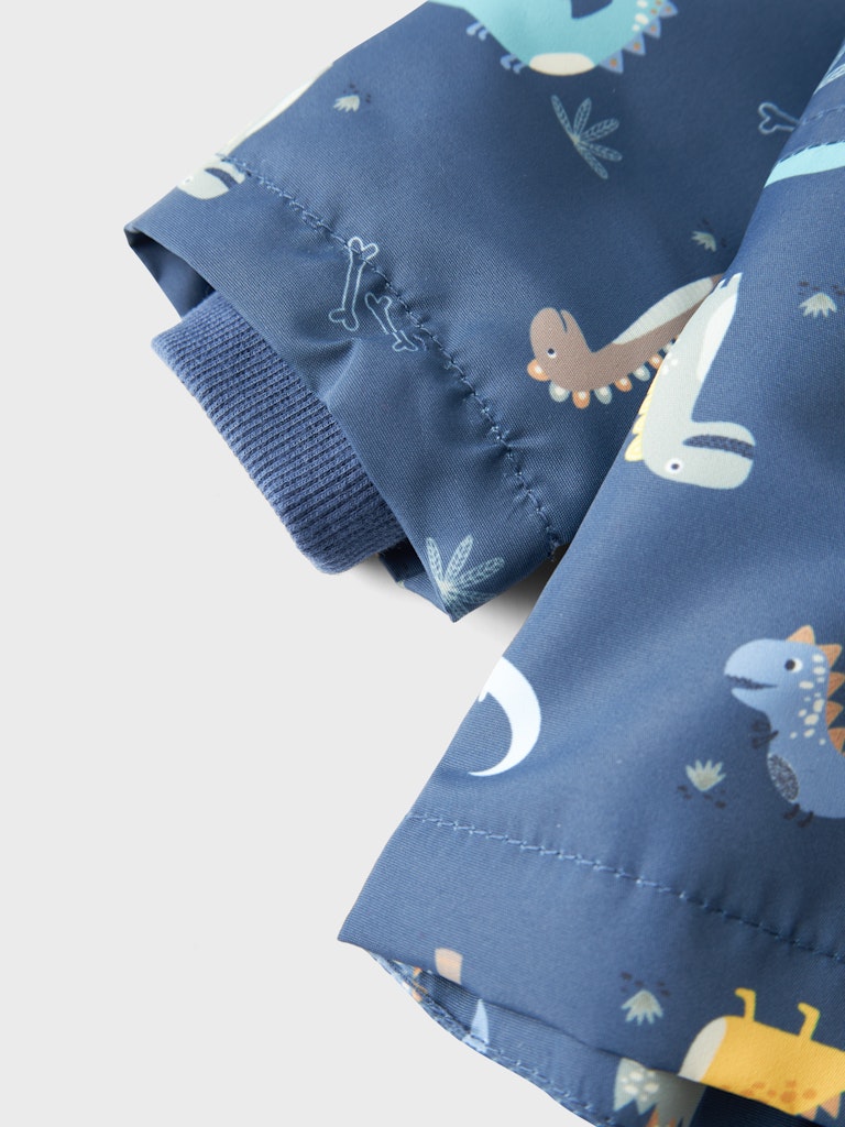 Newborn Boys Max Li Jacket-Sargasso Sea-Sleeve View