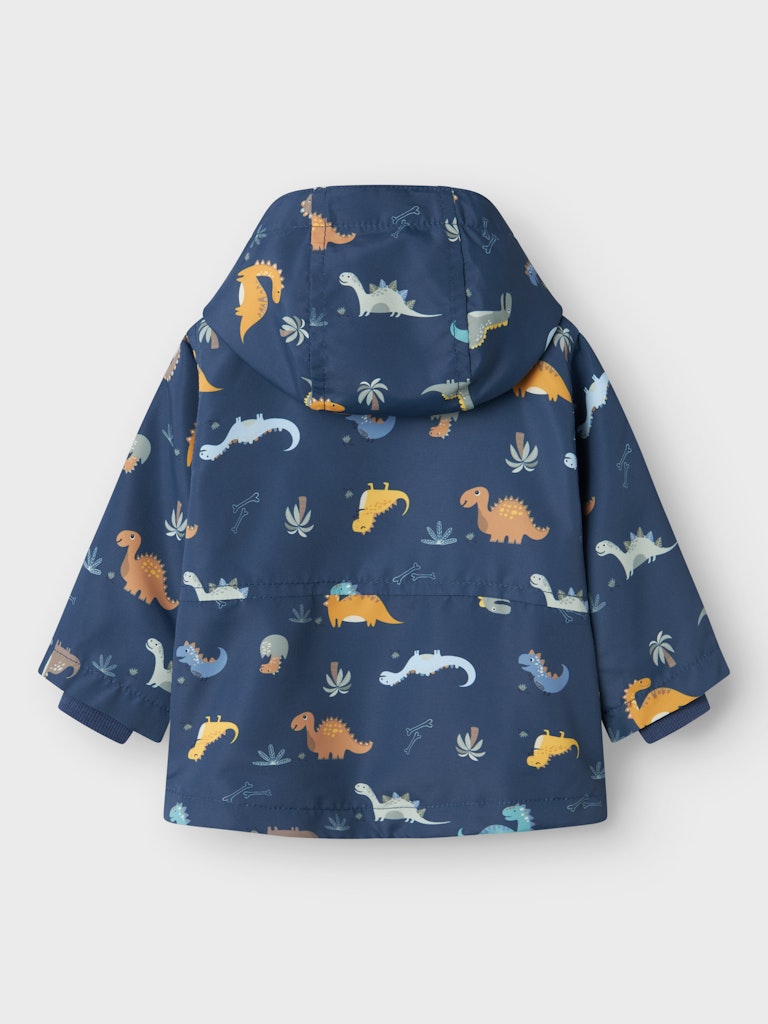 Newborn Boys Max Li Jacket-Sargasso Sea-Back View