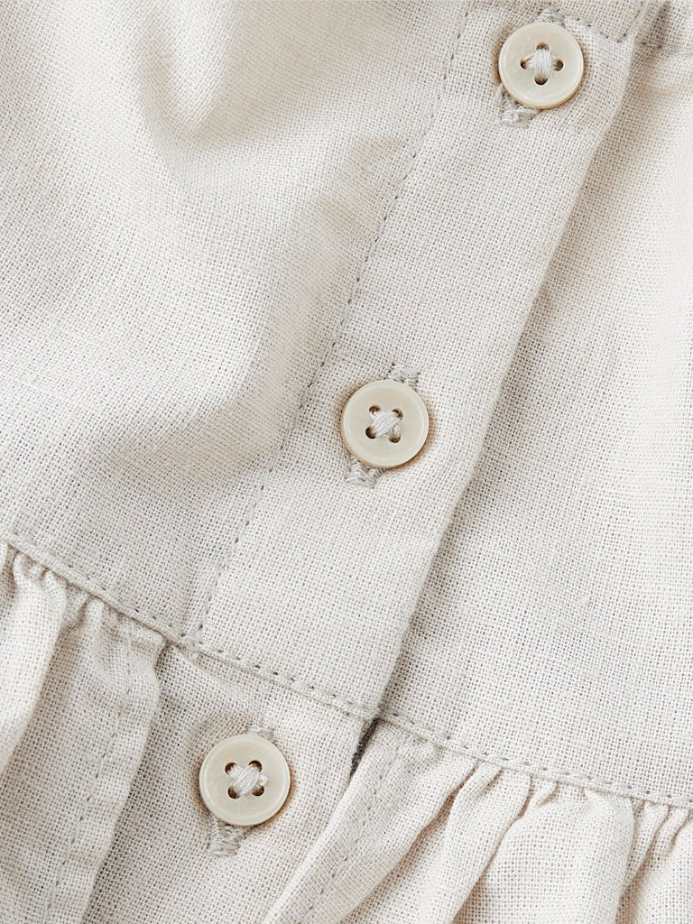 Mini Girl Falinnen Cap Sleeve Dress-Peyote-Button View