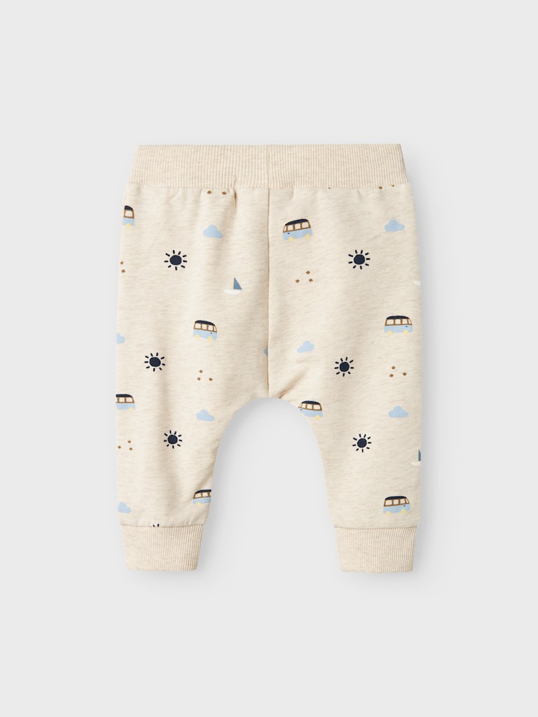 Fris Peyote Melange Light Sweat Pant-Back view