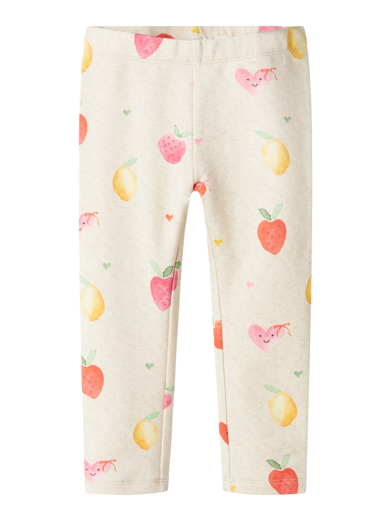 NAME IT Folina Peyote Melange Sweat Legging peyote melange front view