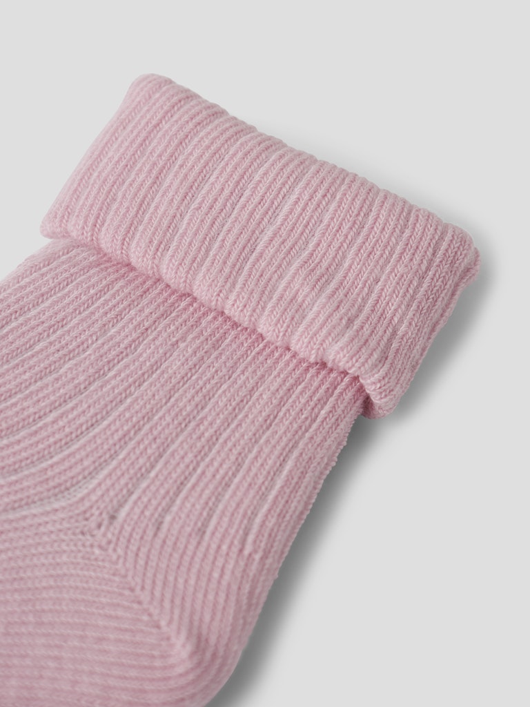Nobba Sock-Cameo Pink-Close Up View