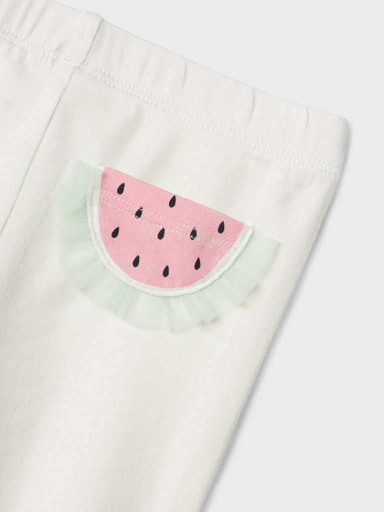Newborn Girl's Jabelle Capri Pant-Cloud Dancer-Back Pocket View
