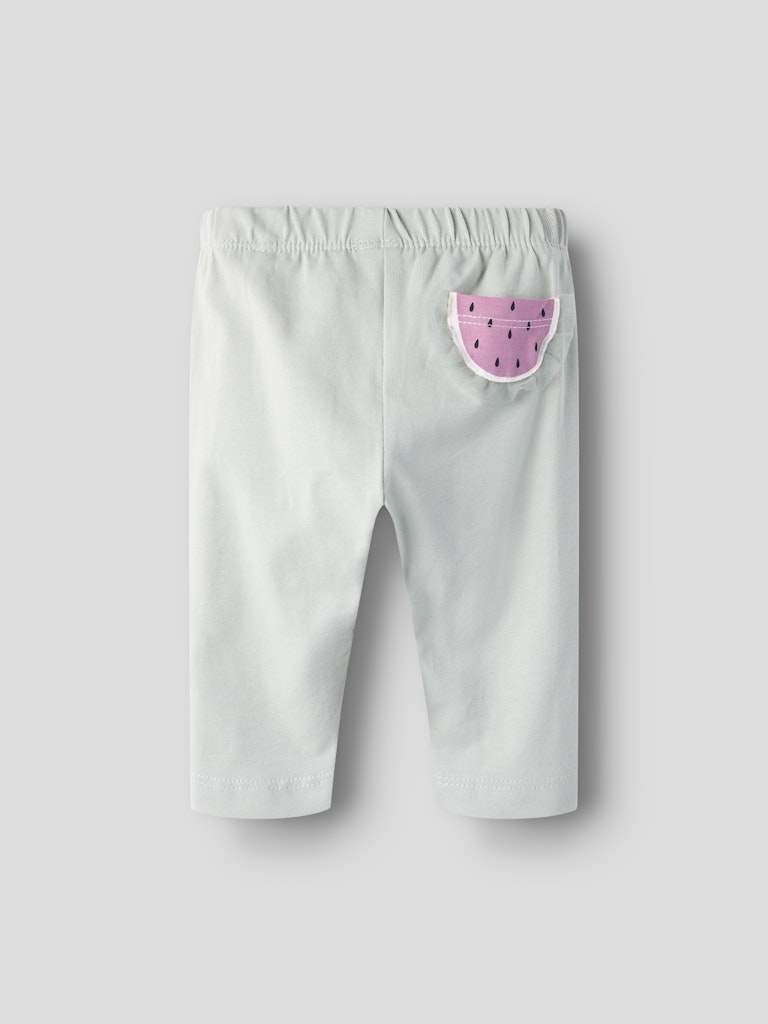 Newborn Jabelle Capri Pant-Aqua Gray-Back View
