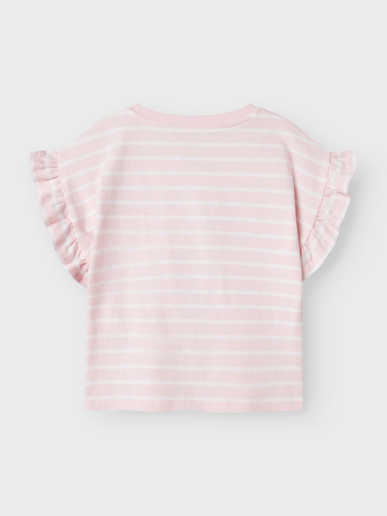 Mini Girl Jadey Short Sleeve Top-Ballerina-Back View