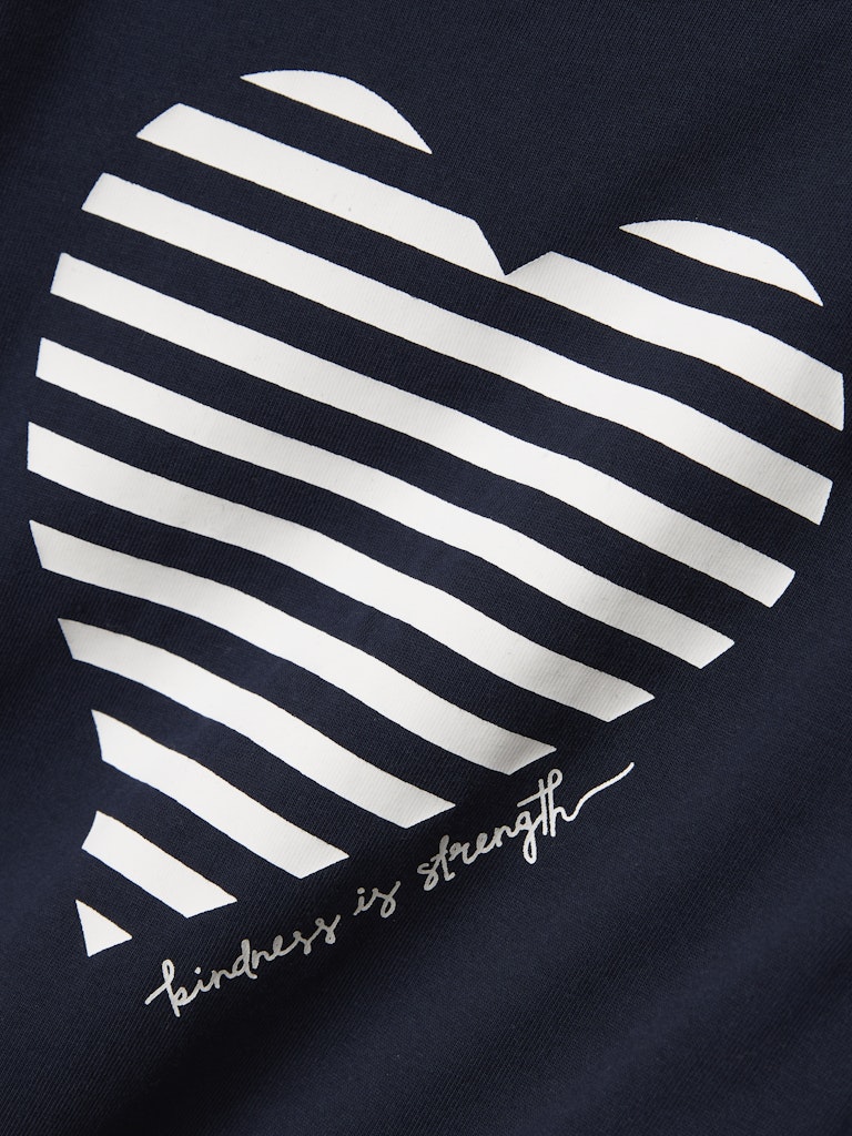 Fesko Navy Top-Print detail