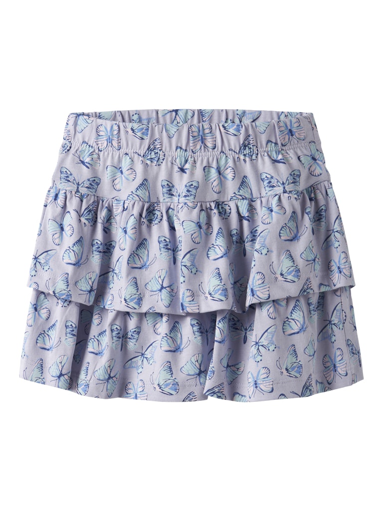 NAME IT Vigga Skirt-Purple Heather Purple Heather front view