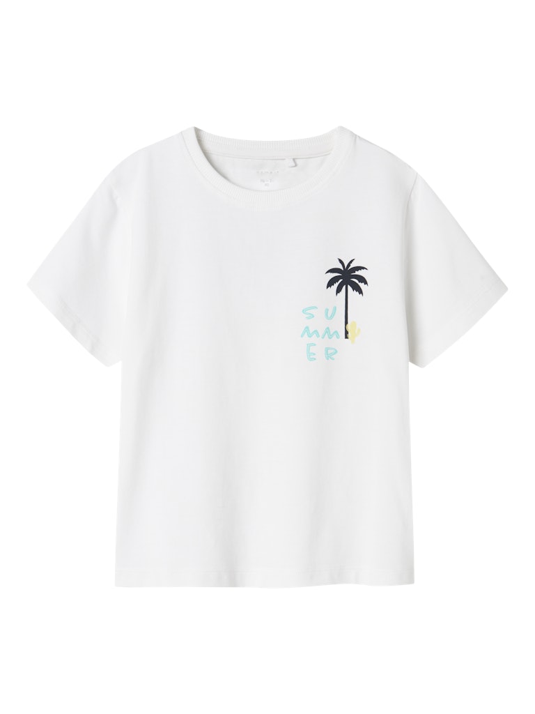 NAME IT Jerko Bright White Top Bright White front view